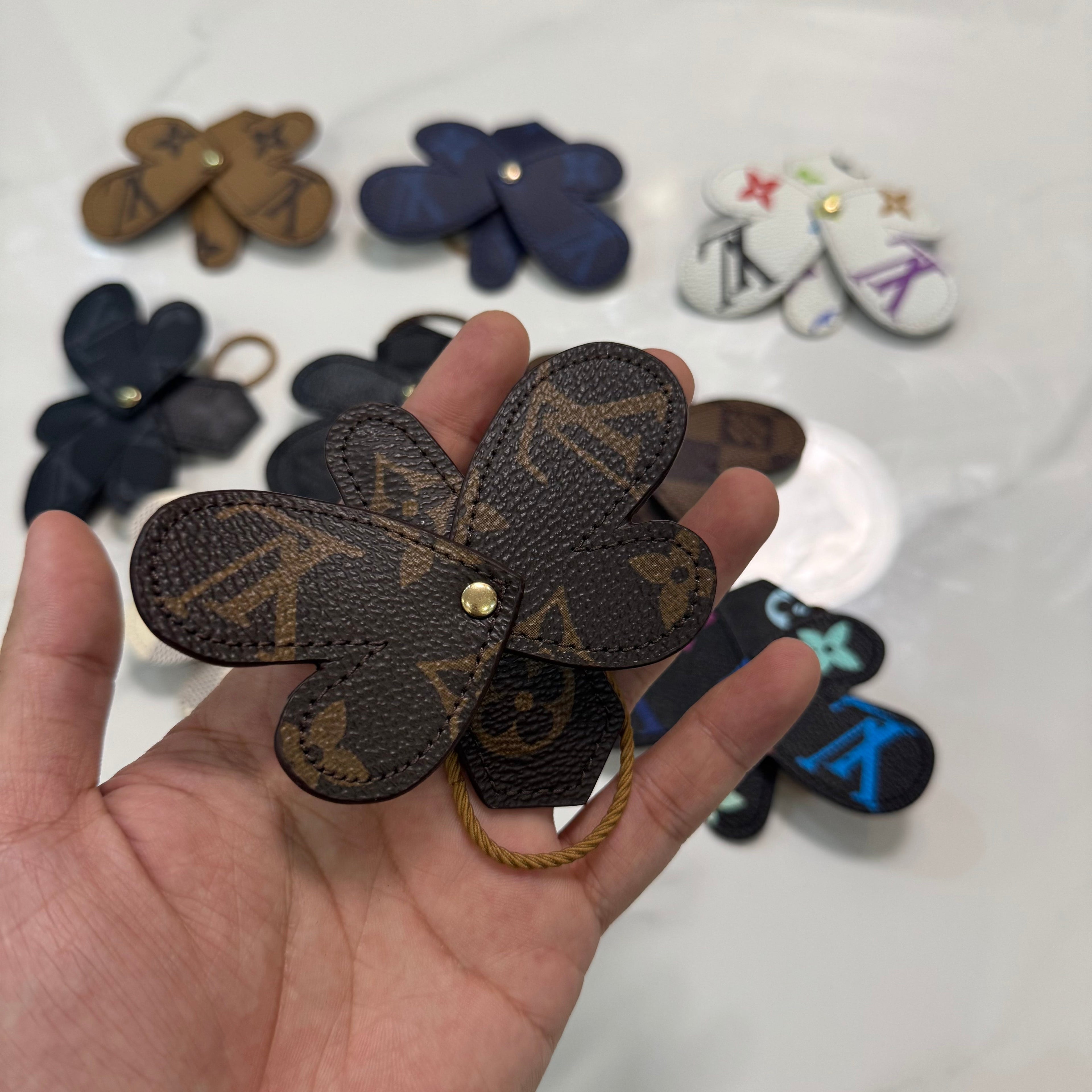 Recycled Louis Vuitton Butterfly Hair Clip – Upcycled Luxury Accessory