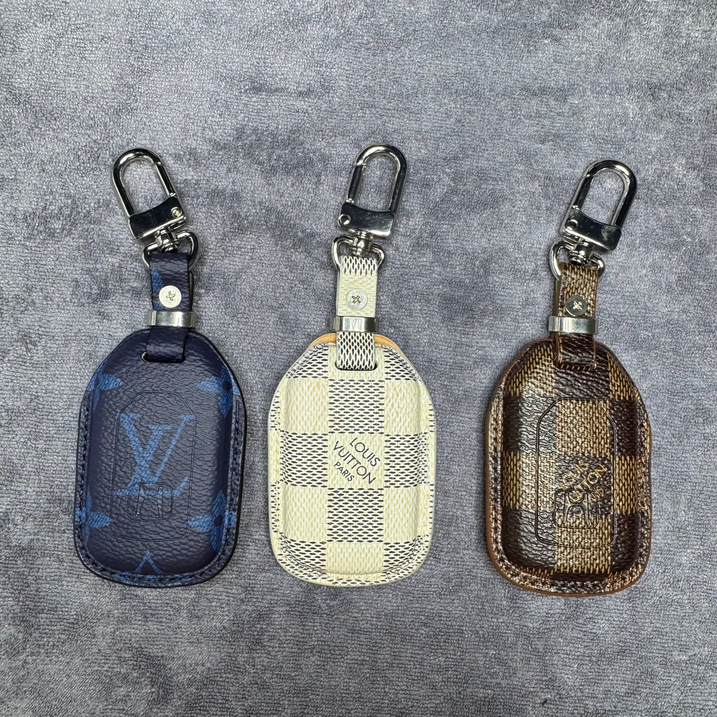 Premium LV Canvas Key Case for Honda – Handmade from Authentic Upcycled Louis Vuitton