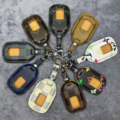 Premium LV Canvas Key Case for Honda – Handmade from Authentic Upcycled Louis Vuitton