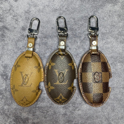 Premium LV Canvas Key Case for Hyundai – Handmade from Authentic Upcycled