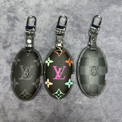Premium LV Canvas Key Case for Hyundai – Handmade from Authentic Upcycled
