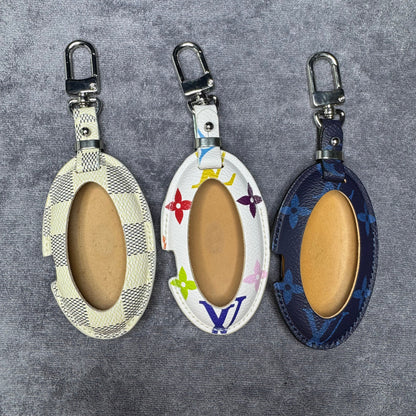 Premium LV Canvas Key Case for Hyundai – Handmade from Authentic Upcycled