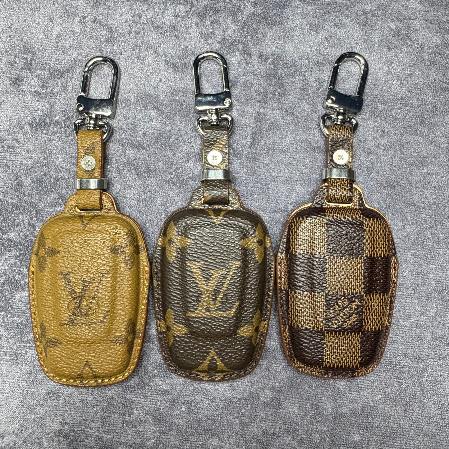 Premium LV Canvas Key Case for Toyota 2– Handmade from Authentic Upcycled Louis Vuitton