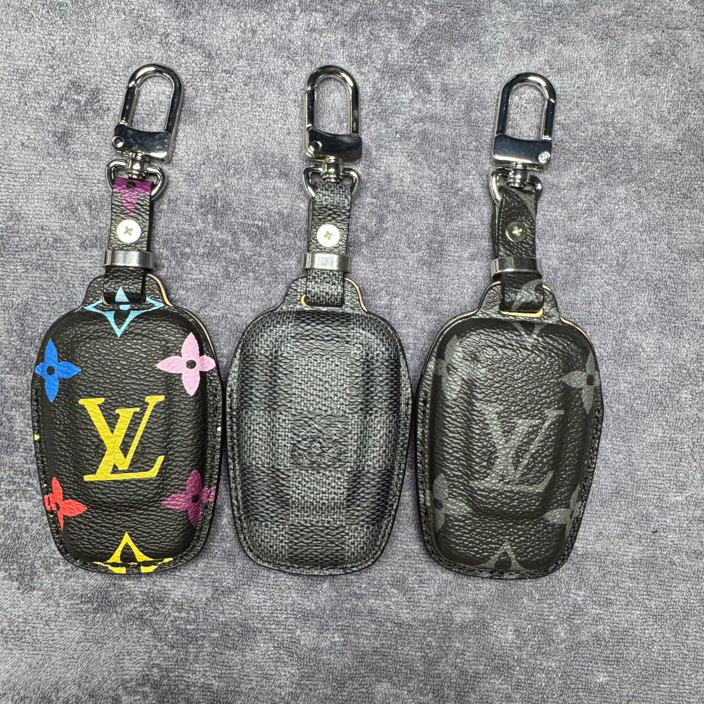 Premium LV Canvas Key Case for Toyota 2– Handmade from Authentic Upcycled Louis Vuitton
