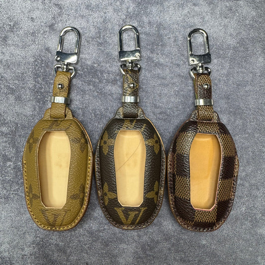 Premium LV Canvas Key Case for Peugeot – Handmade from Authentic Upcycled Louis Vuitton