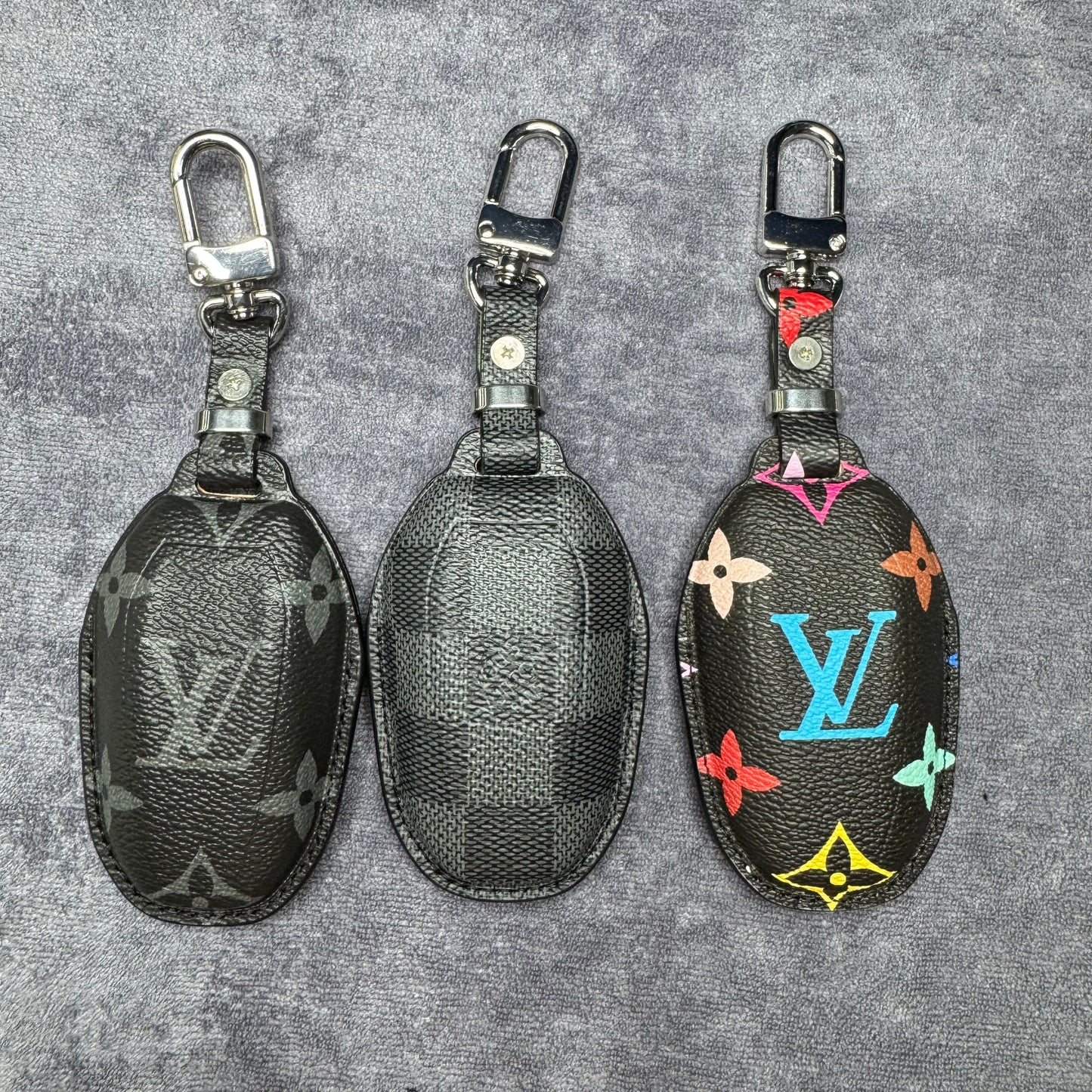 Premium LV Canvas Key Case for Peugeot – Handmade from Authentic Upcycled Louis Vuitton