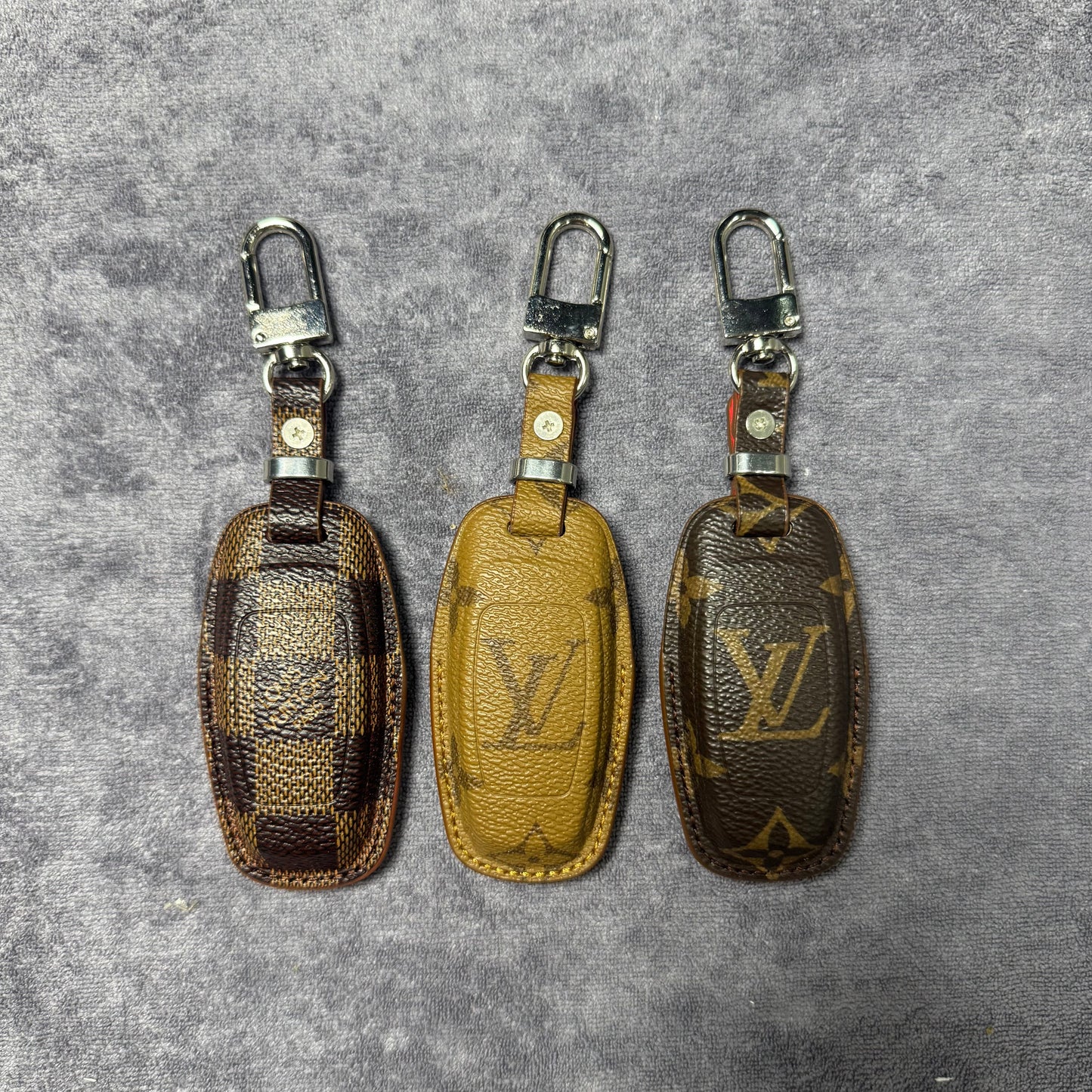 Premium LV Canvas Key Case for Audi – Handmade from Authentic Upcycled Louis Vuitton