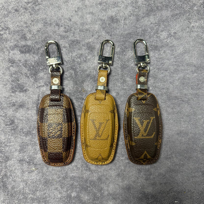 Premium LV Canvas Key Case for Audi – Handmade from Authentic Upcycled Louis Vuitton