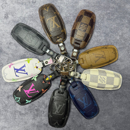 Premium LV Canvas Key Case for Audi – Handmade from Authentic Upcycled Louis Vuitton