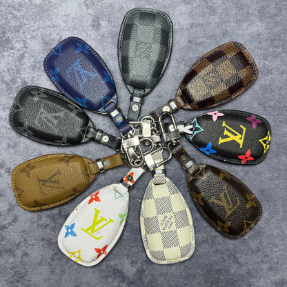 Premium LV Canvas Key Case for Subaru – Handmade from Authentic Upcycled Louis Vuitton