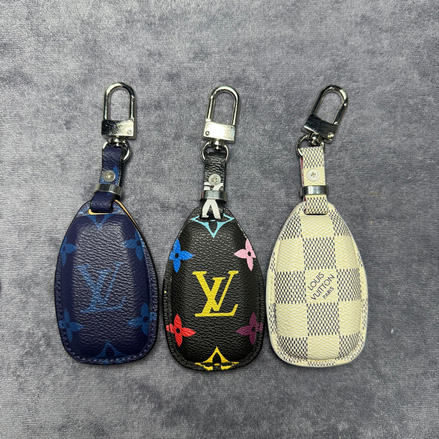 Premium LV Canvas Key Case for Subaru – Handmade from Authentic Upcycled Louis Vuitton