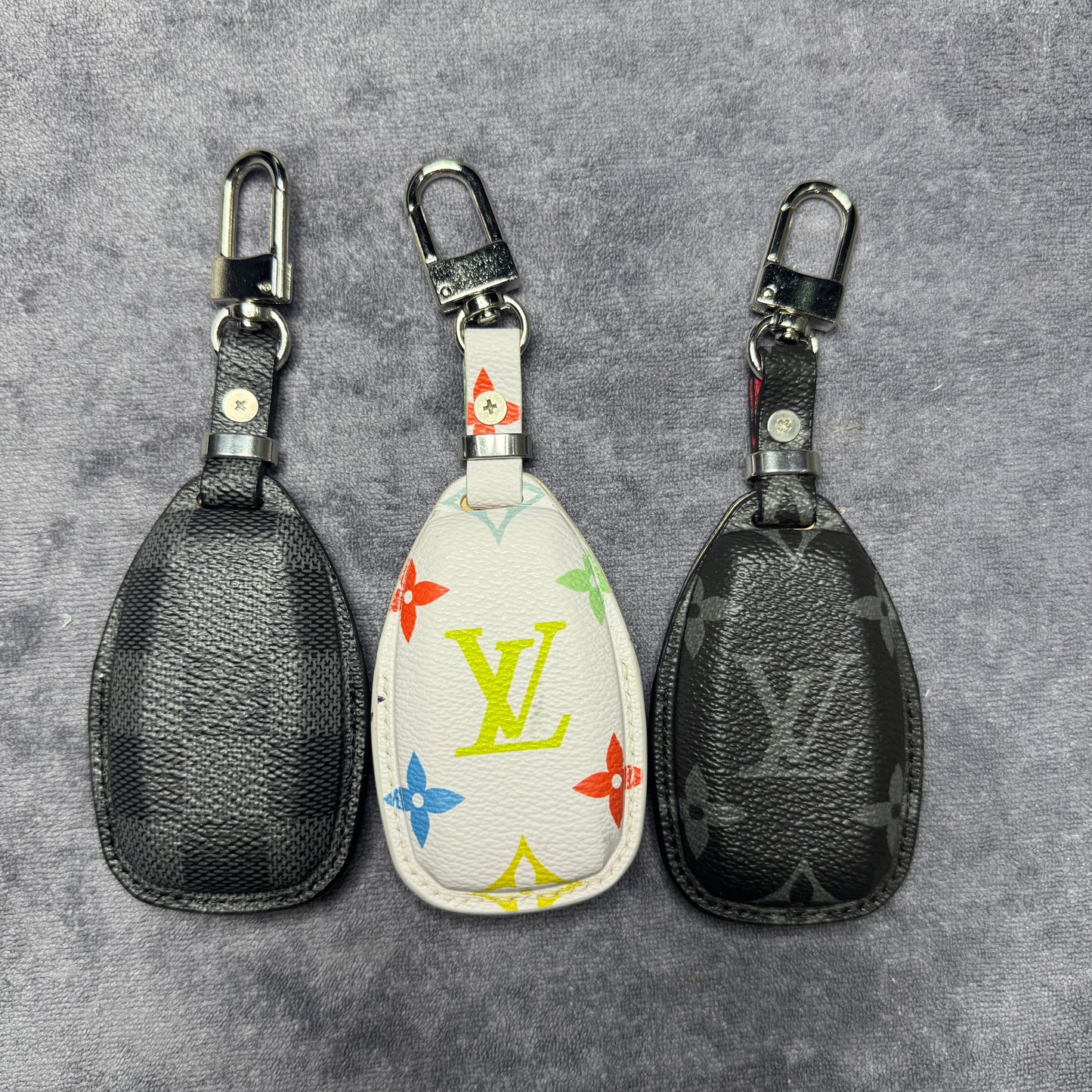 Premium LV Canvas Key Case for Subaru – Handmade from Authentic Upcycled Louis Vuitton