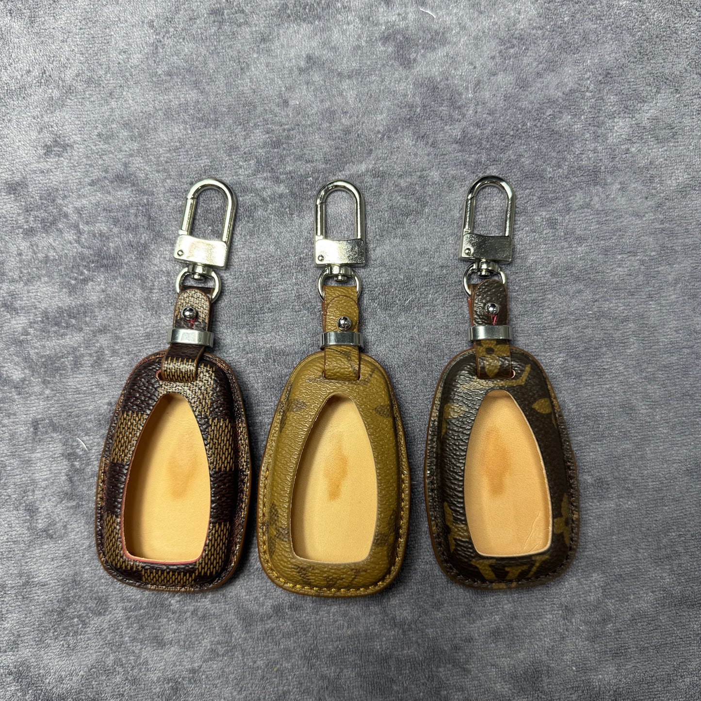 Premium LV Canvas Key Case for Chevrolet – Handmade from Authentic Upcycled Louis Vuitton