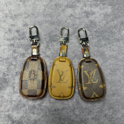 Premium LV Canvas Key Case for Chevrolet – Handmade from Authentic Upcycled Louis Vuitton