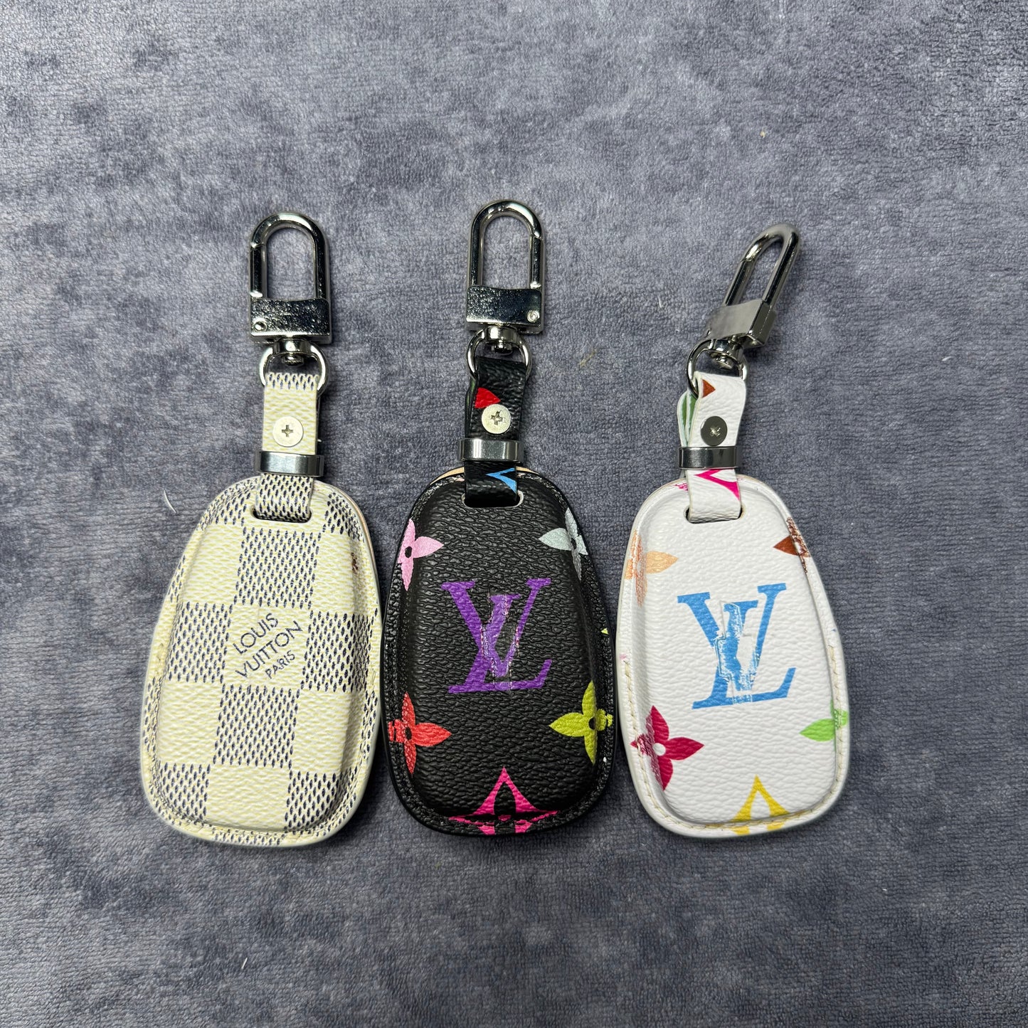 Premium LV Canvas Key Case for Chevrolet – Handmade from Authentic Upcycled Louis Vuitton