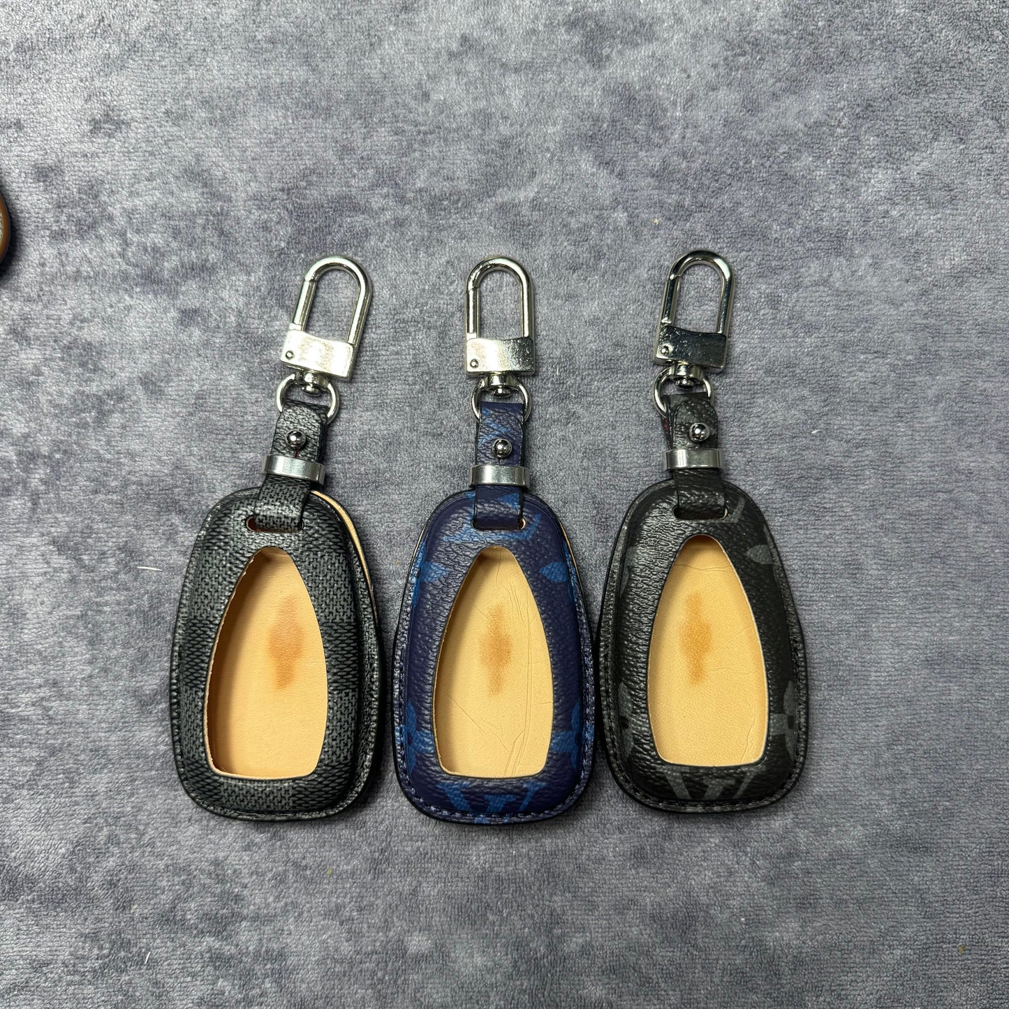 Premium LV Canvas Key Case for Chevrolet – Handmade from Authentic Upcycled Louis Vuitton