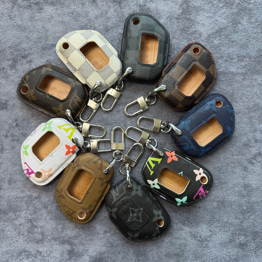 Premium LV Canvas Key Case for Jeep – Handmade from Authentic Upcycled Louis Vuitton