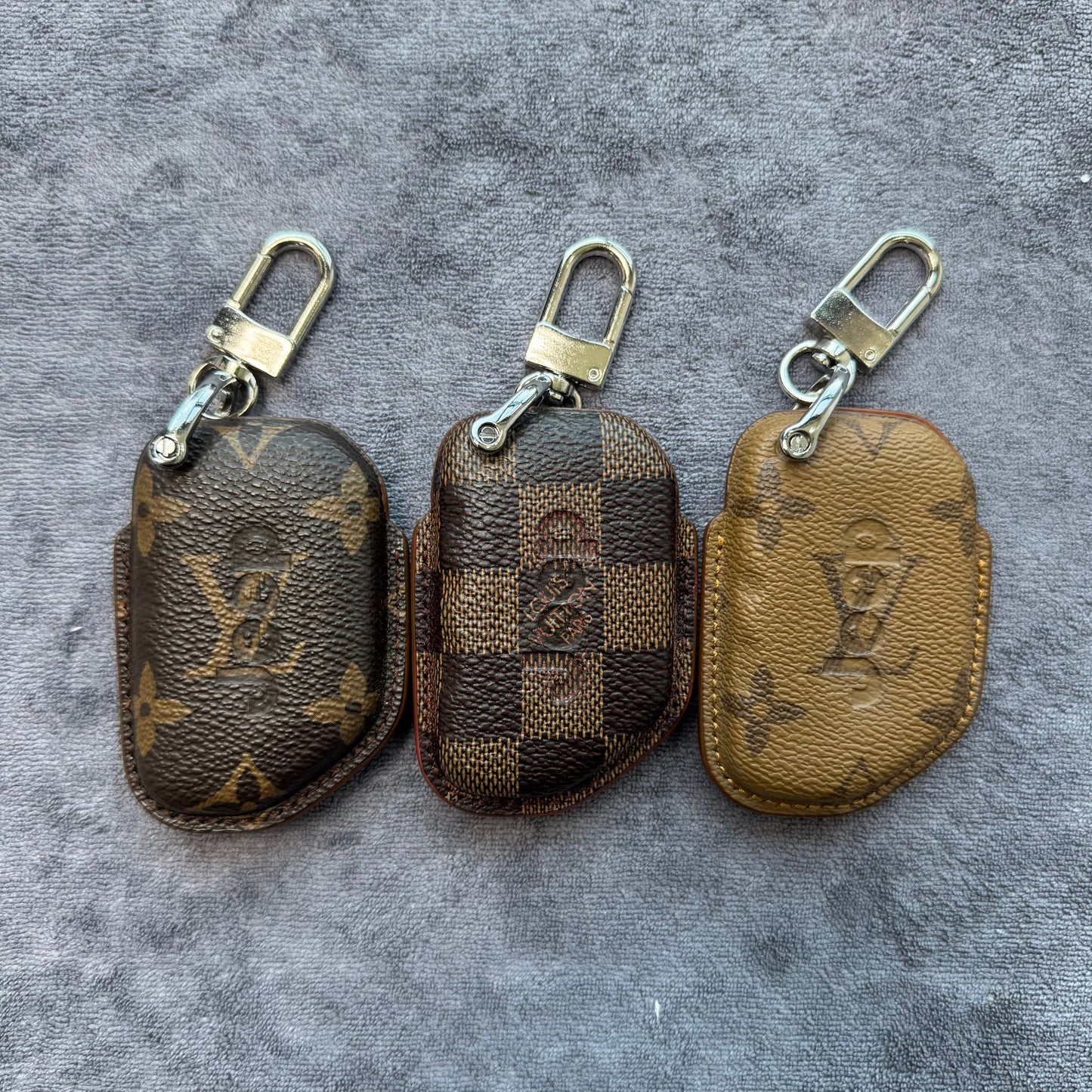 Premium LV Canvas Key Case for Jeep – Handmade from Authentic Upcycled Louis Vuitton