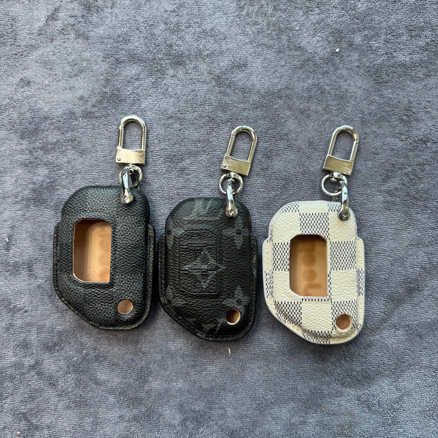 Premium LV Canvas Key Case for Jeep – Handmade from Authentic Upcycled Louis Vuitton