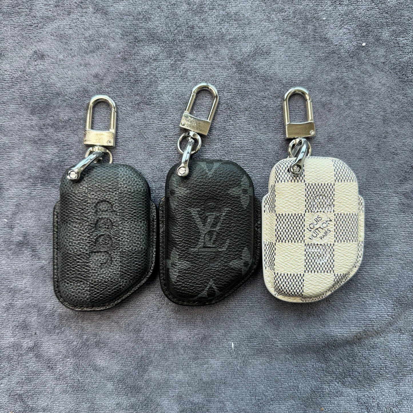 Premium LV Canvas Key Case for Jeep – Handmade from Authentic Upcycled Louis Vuitton