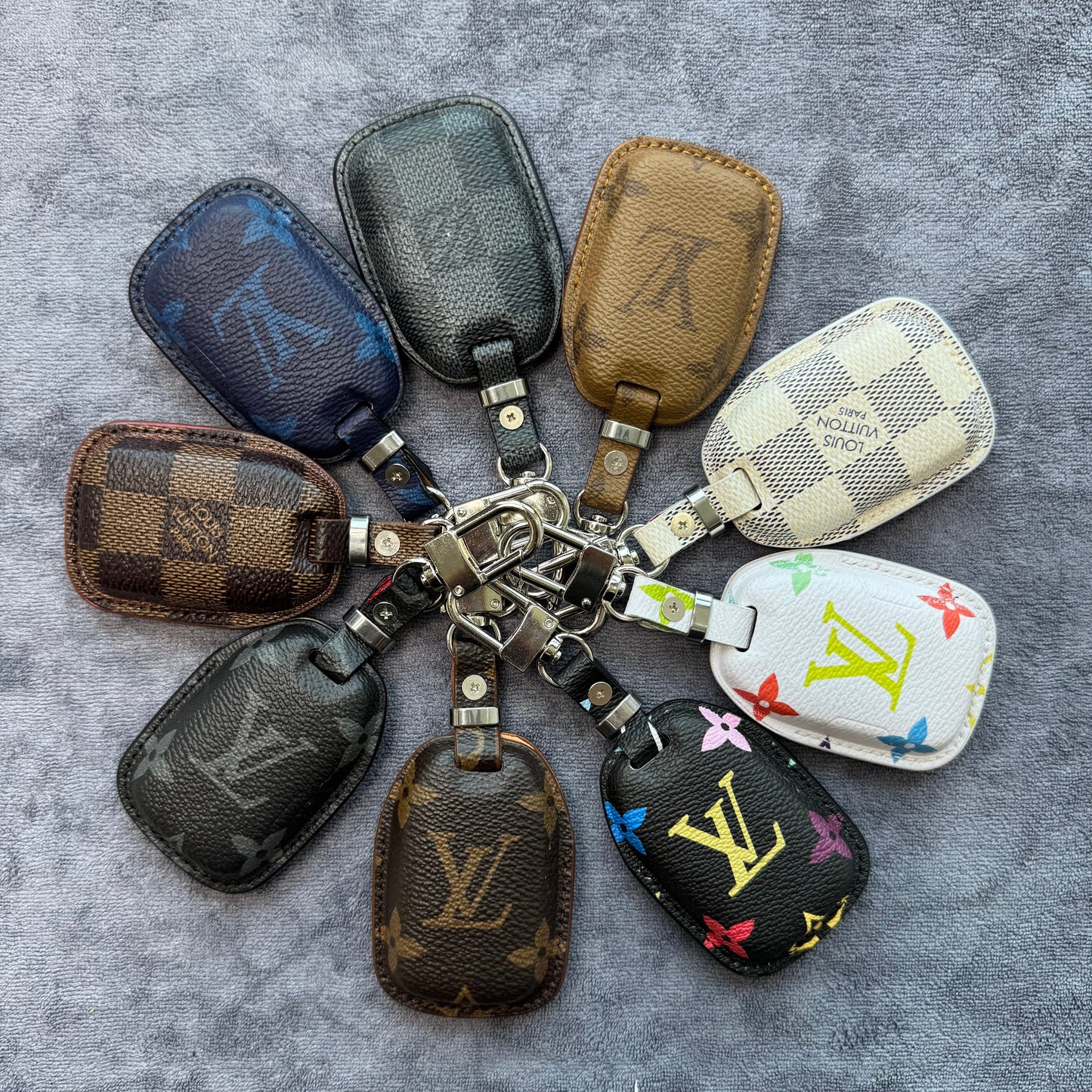 Premium LV Canvas Key Case for GMC – Handmade from Authentic Upcycled Louis Vuitton