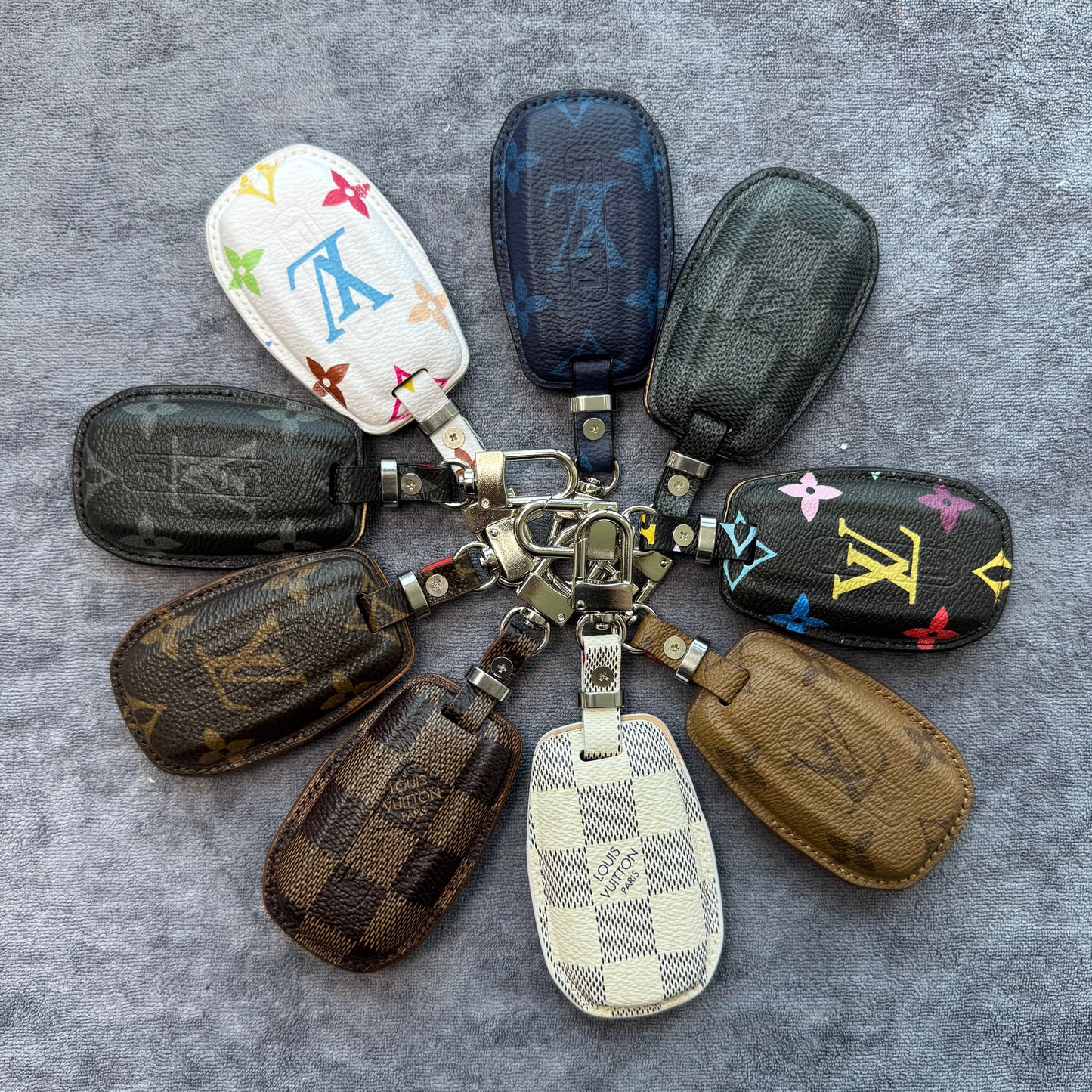 Premium LV Canvas Key Case for RAM – Handmade from Authentic Upcycled Louis Vuitton