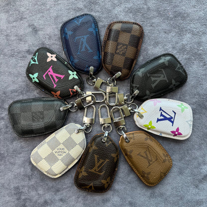 Premium LV Canvas Key Case for Cadillac – Handmade from Authentic Upcycled Louis Vuitton
