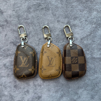 Premium LV Canvas Key Case for Cadillac – Handmade from Authentic Upcycled Louis Vuitton