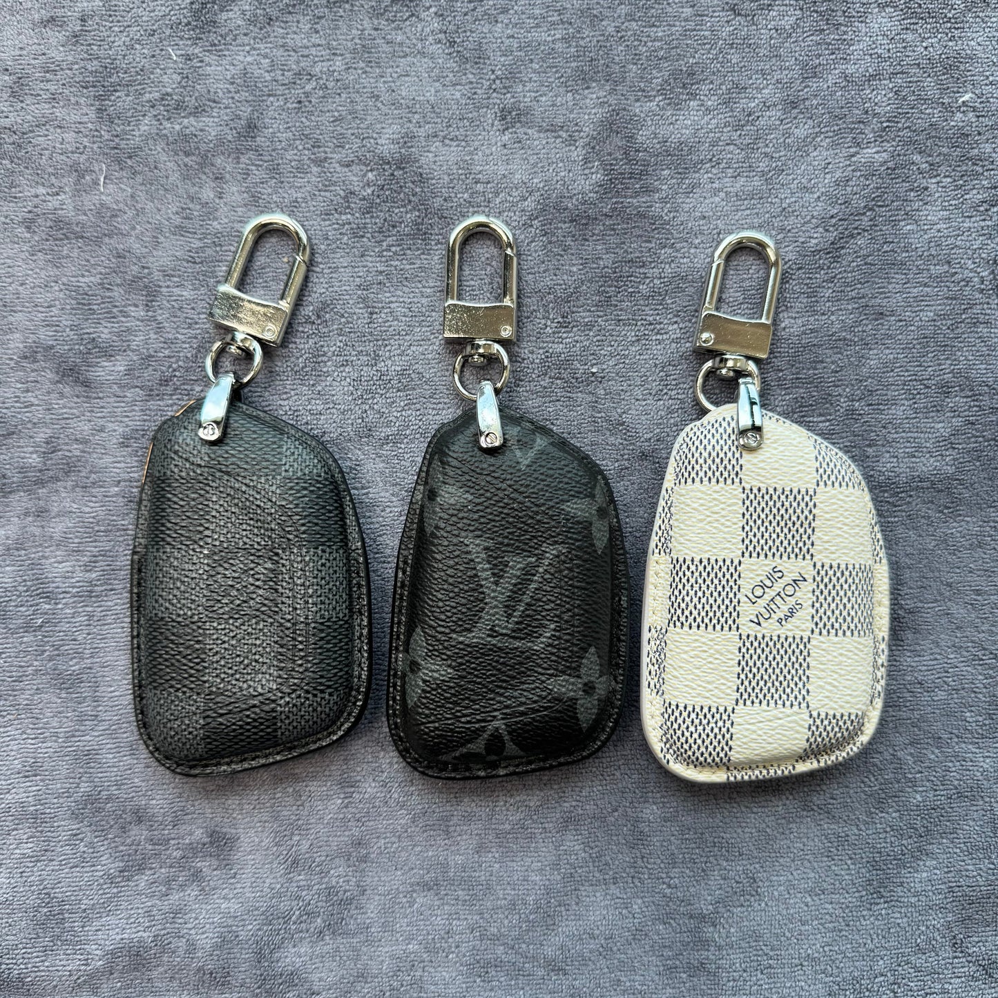 Premium LV Canvas Key Case for Cadillac – Handmade from Authentic Upcycled Louis Vuitton