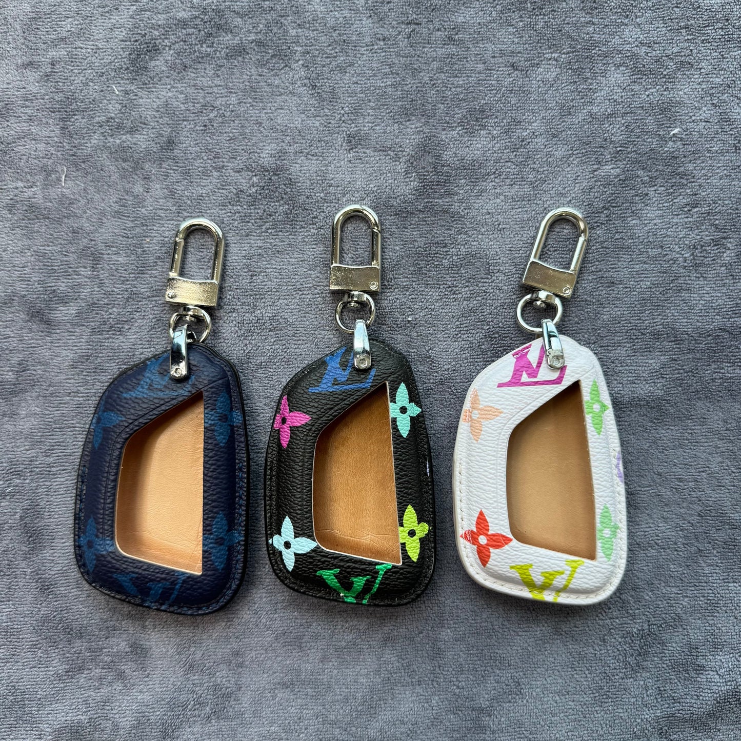 Premium LV Canvas Key Case for Cadillac – Handmade from Authentic Upcycled Louis Vuitton