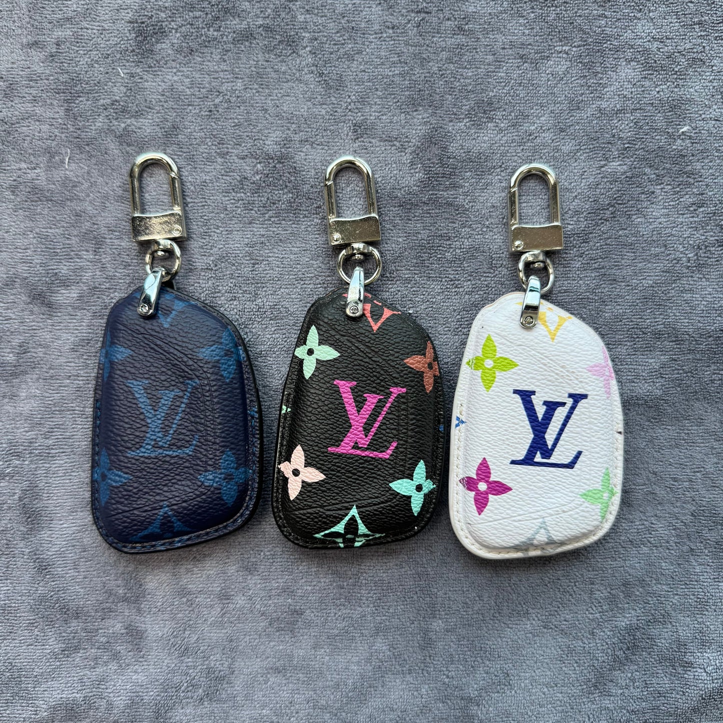 Premium LV Canvas Key Case for Cadillac – Handmade from Authentic Upcycled Louis Vuitton