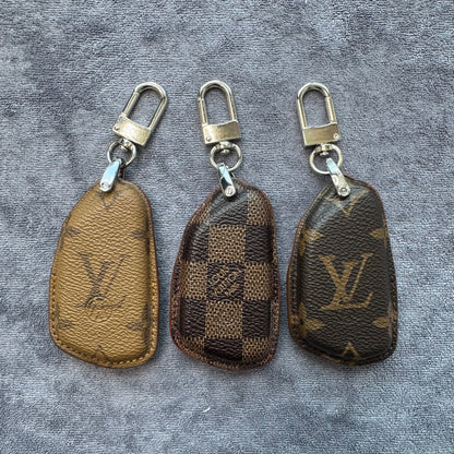 Premium LV Canvas Key Case for Volkswagen – Handmade from Authentic Upcycled Louis Vuitton