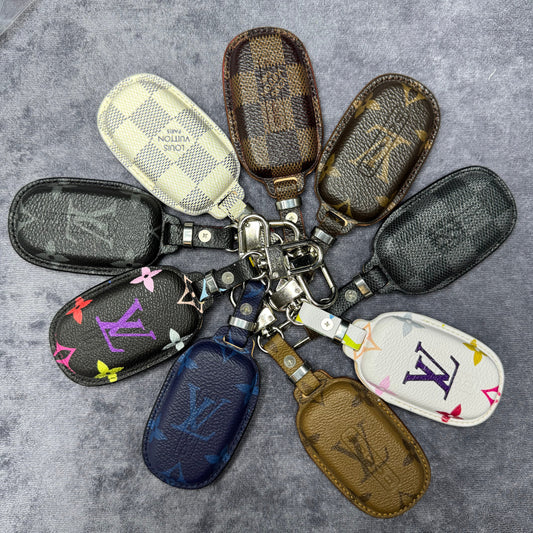 Premium LV Canvas Key Case for Dodge – Handmade from Authentic Upcycled Louis Vuitton