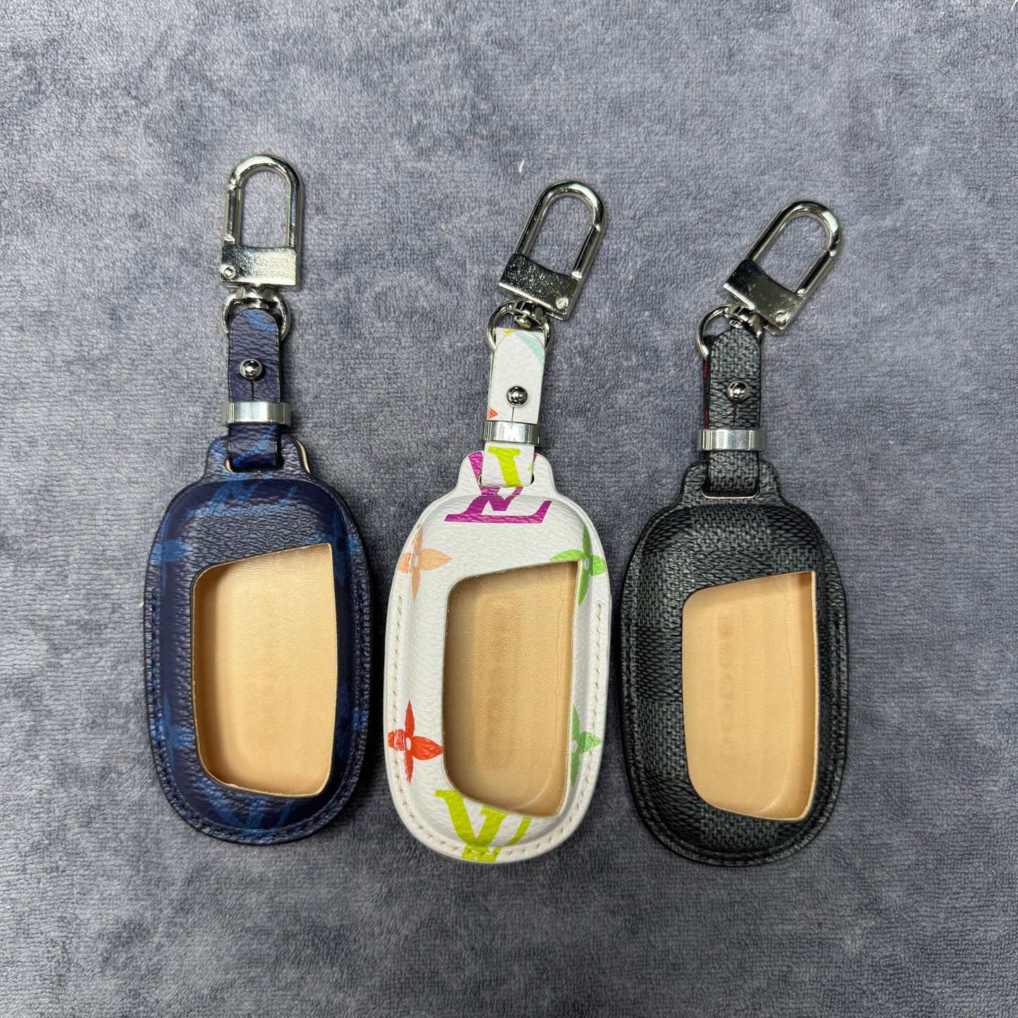 Premium LV Canvas Key Case for Dodge – Handmade from Authentic Upcycled Louis Vuitton