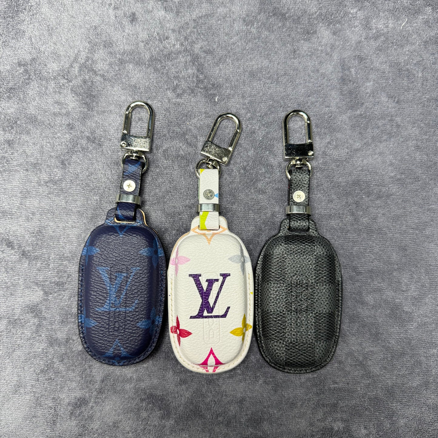 Premium LV Canvas Key Case for Dodge – Handmade from Authentic Upcycled Louis Vuitton