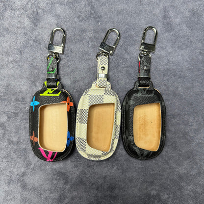Premium LV Canvas Key Case for Dodge – Handmade from Authentic Upcycled Louis Vuitton