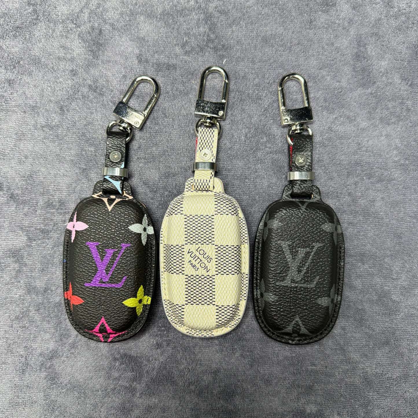 Premium LV Canvas Key Case for Dodge – Handmade from Authentic Upcycled Louis Vuitton