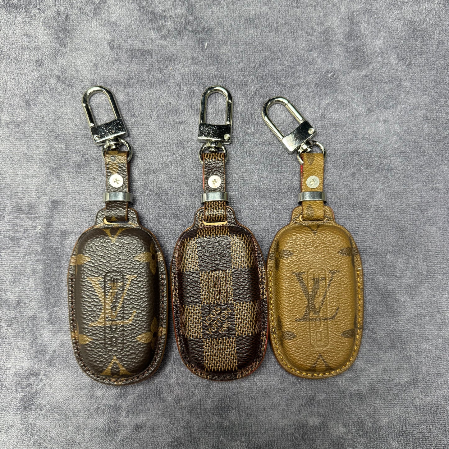 Premium LV Canvas Key Case for Dodge – Handmade from Authentic Upcycled Louis Vuitton