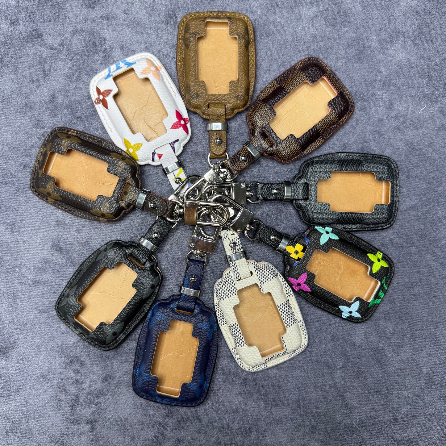 Premium LV Canvas Key Case for Chevy Tahoe – Handmade from Authentic Upcycled Louis Vuitton