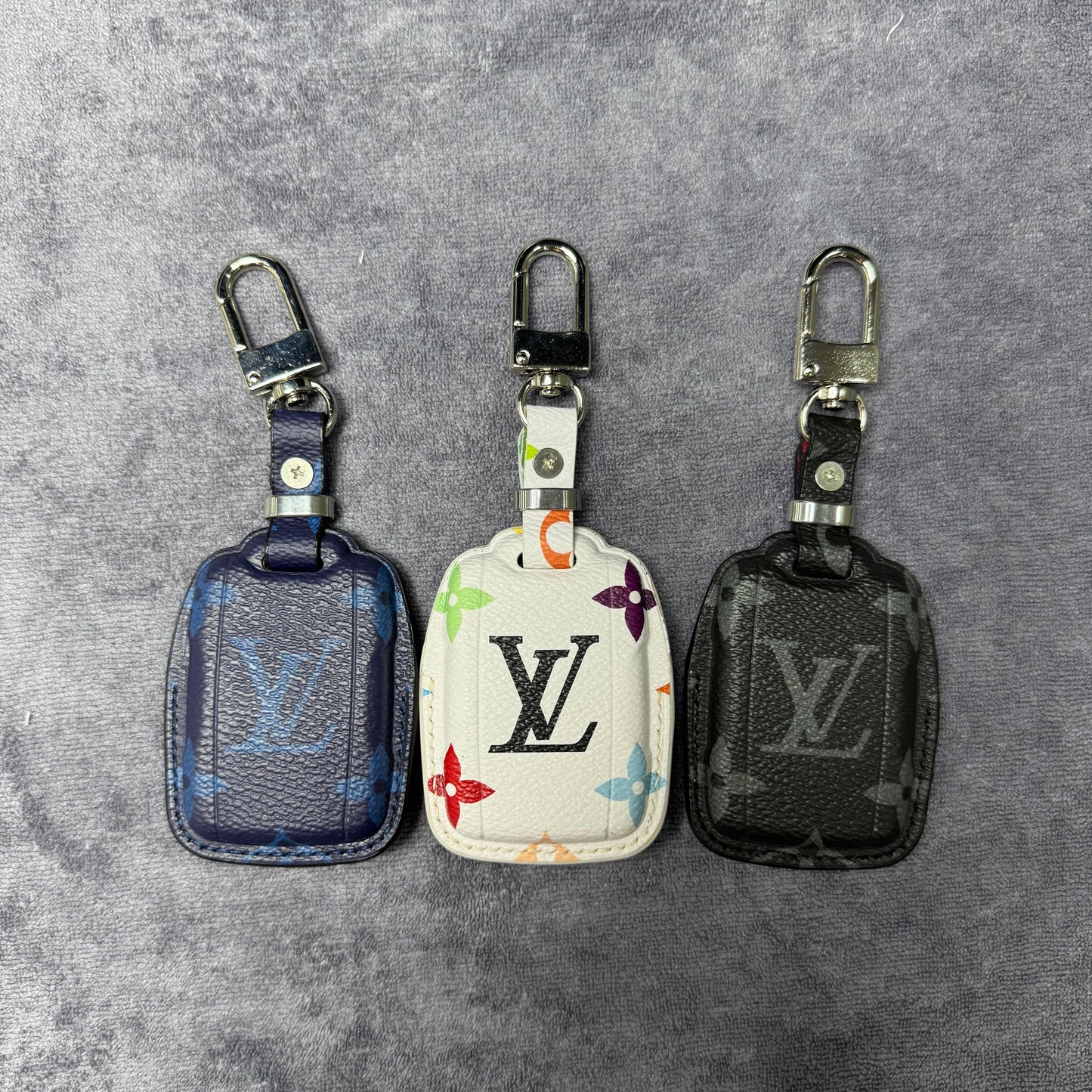 Premium LV Canvas Key Case for Chevy Tahoe – Handmade from Authentic Upcycled Louis Vuitton