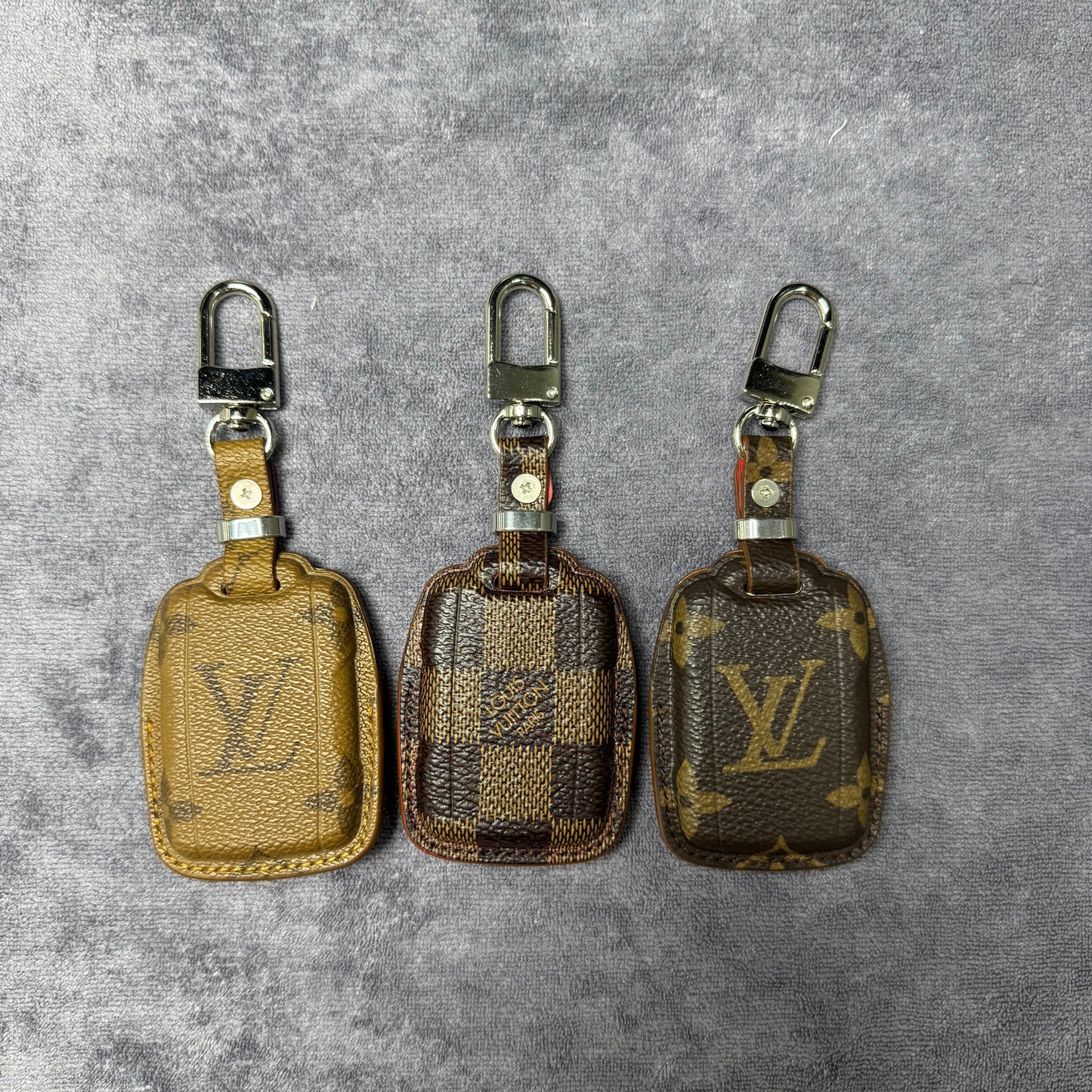 Premium LV Canvas Key Case for Chevy Tahoe – Handmade from Authentic Upcycled Louis Vuitton