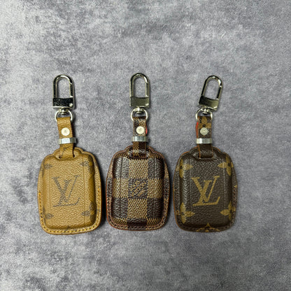 Premium LV Canvas Key Case for Chevy Tahoe – Handmade from Authentic Upcycled Louis Vuitton