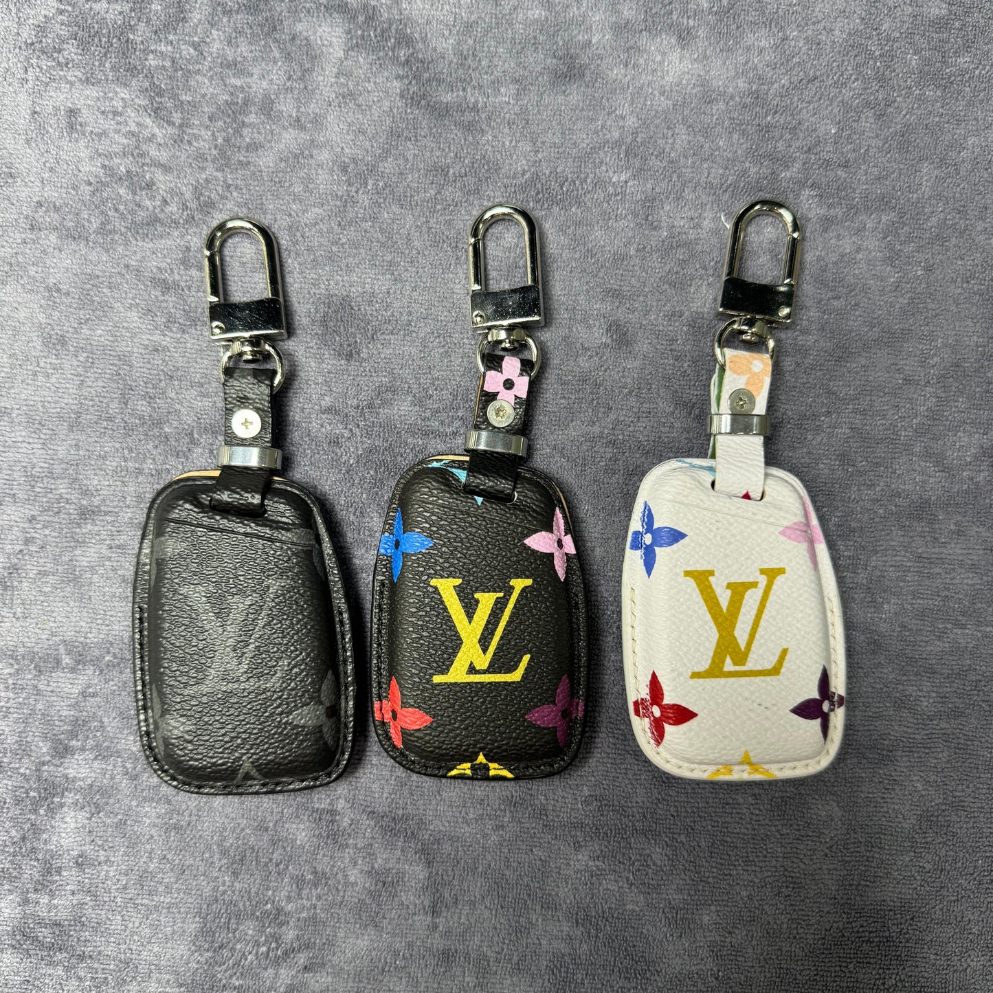 Premium LV Canvas Key Case for Volkswagen 2 – Handmade from Authentic Upcycled Louis Vuitton