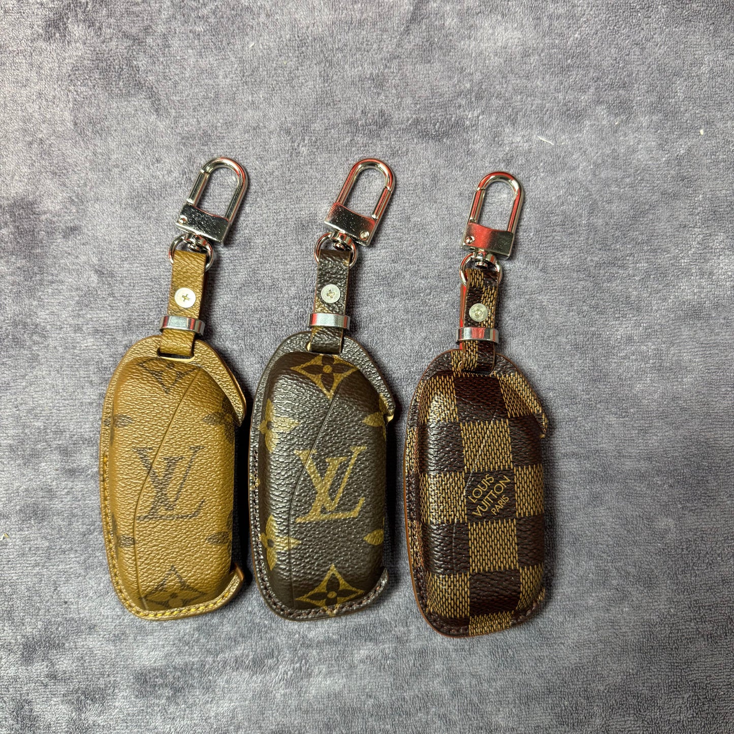 Premium LV Canvas Key Case for BMW 2 – Handmade from Authentic Upcycled Louis Vuitton