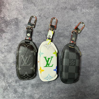 Premium LV Canvas Key Case for BMW 2 – Handmade from Authentic Upcycled Louis Vuitton