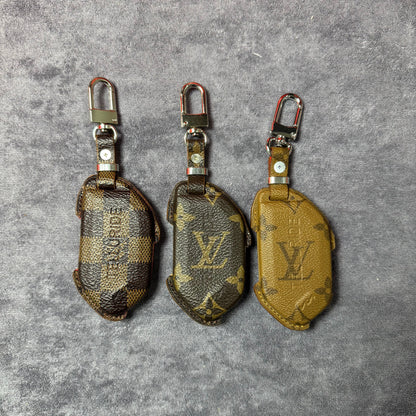 Premium LV Canvas Key Case for KIA – Handmade from Authentic Upcycled Louis Vuitton