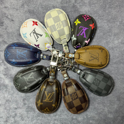 Premium LV Canvas Key Case for Alfa Romeo – Handmade from Authentic Upcycled Louis Vuitton