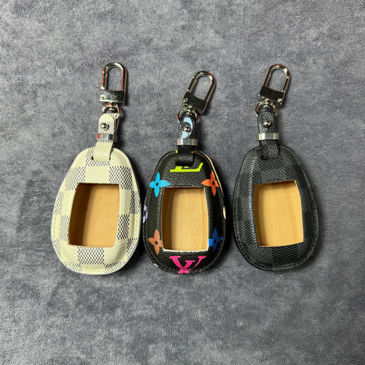 Premium LV Canvas Key Case for Alfa Romeo – Handmade from Authentic Upcycled Louis Vuitton