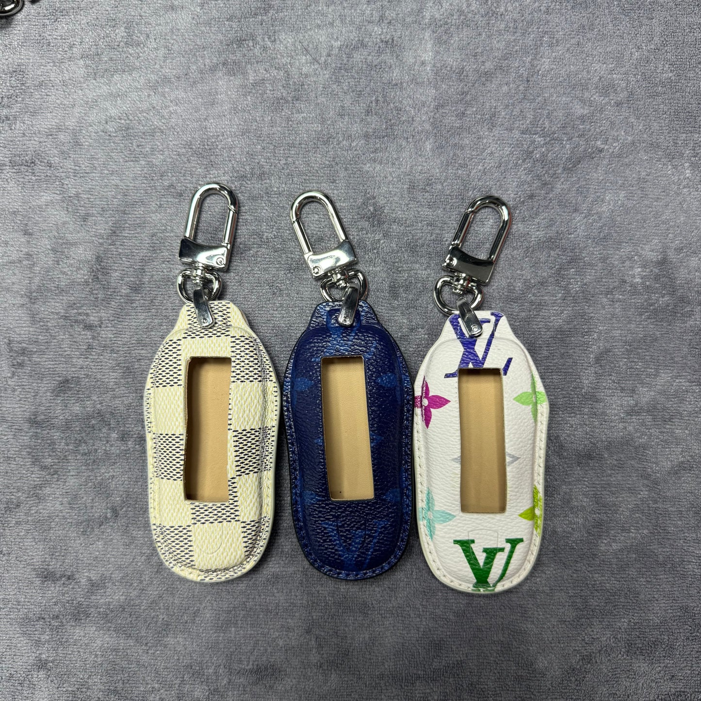 Premium LV Canvas Key Case for Porsche – Handmade from Authentic Upcycled Louis Vuitton