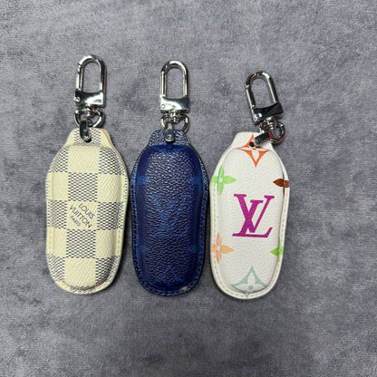 Premium LV Canvas Key Case for Porsche – Handmade from Authentic Upcycled Louis Vuitton